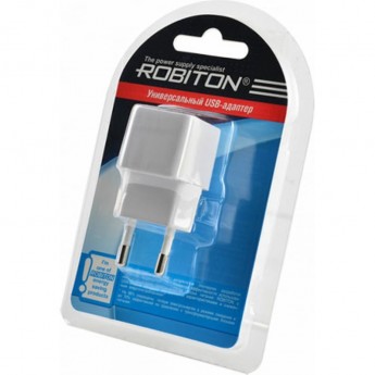 Адаптер/блок питания ROBITON Charger5W white Адаптер/блок питания ROBITON Charger5W white