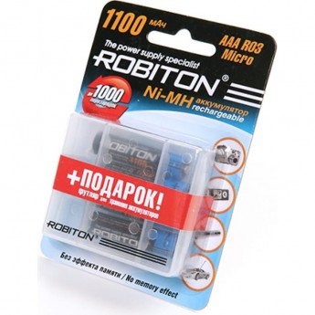 Аккумулятор ROBITON 1100MHAAA-4/box Аккумулятор ROBITON 1100MHAAA-4/box