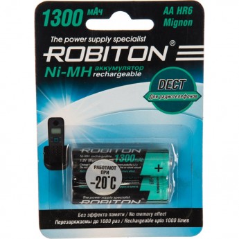 Аккумулятор ROBITON 1300MHAA-2 Аккумулятор ROBITON 1300MHAA-2