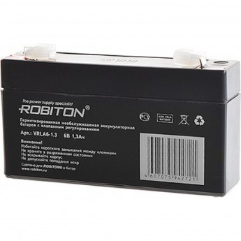 Аккумулятор ROBITON VRLA6-1.3 Аккумулятор ROBITON VRLA6-1.3