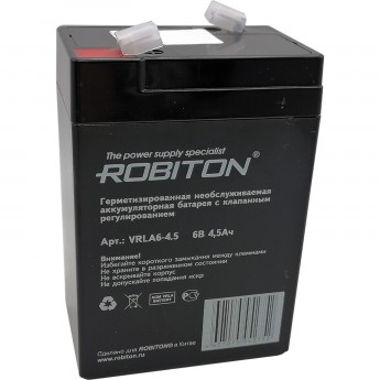 Аккумулятор ROBITON VRLA6-4.5 Аккумулятор ROBITON VRLA6-4.5