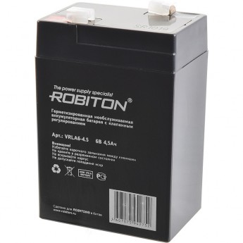 Аккумулятор ROBITON VRLA6-4.5-S Аккумулятор ROBITON VRLA6-4.5-S