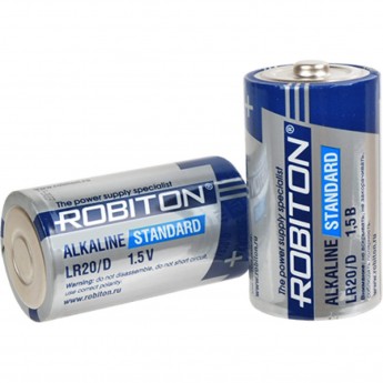 Элемент питания ROBITON STANDARD LR20 BL2 Элемент питания ROBITON STANDARD LR20 BL2