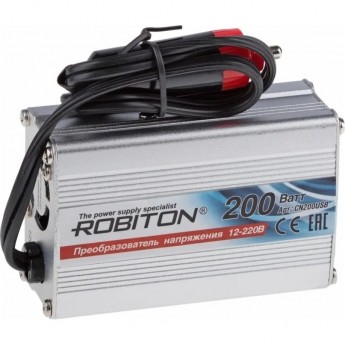 Инвертор 12V-220V ROBITON CN200USB Инвертор 12V-220V ROBITON CN200USB