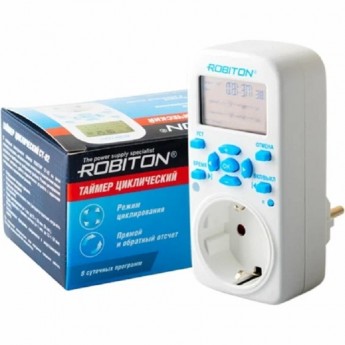 Розетка-таймер ROBITON CY-02 циклический Розетка-таймер ROBITON CY-02 циклический