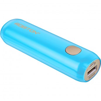 Универсальный внешний аккумулятор ROBITON POWER BANK Li3.4 IRIS (голубой) 3350мАч BL1 Универсальный внешний аккумулятор ROBITON POWER BANK Li3.4 IRIS (голубой) 3350мАч BL1