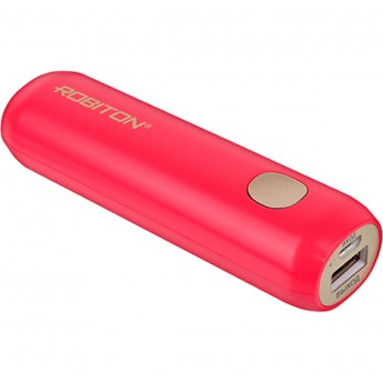 Универсальный внешний аккумулятор ROBITON POWER BANK Li3.4 ROSE (розовый) 3350мАч BL1 Универсальный внешний аккумулятор ROBITON POWER BANK Li3.4 ROSE (розовый) 3350мАч BL1